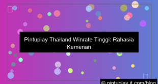 pintuplay thailand winrate tinggi