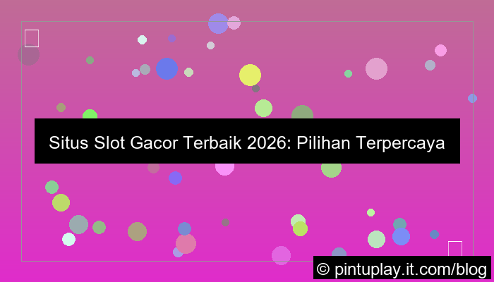 grafik situs slot gacor terbaik 2026