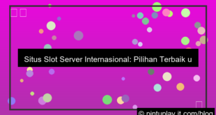 desain situs slot server internasional