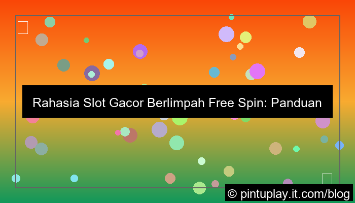ilustrasi slot gacor banyak free spin