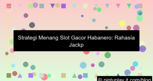 slot gacor habanero