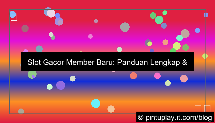 visual slot gacor member baru