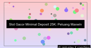 slot gacor minimal deposit 25k