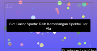ilustrasi slot gacor sparta