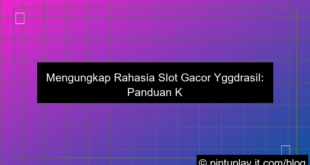 slot gacor yggdrasil