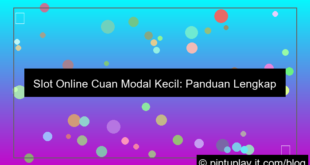 slot online cuan modal kecil
