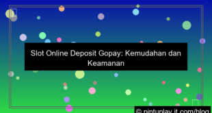 gambar slot online deposit gopay