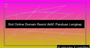 grafik slot online domain resmi aktif