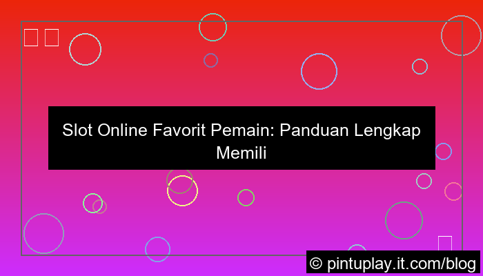 slot online favorit pemain