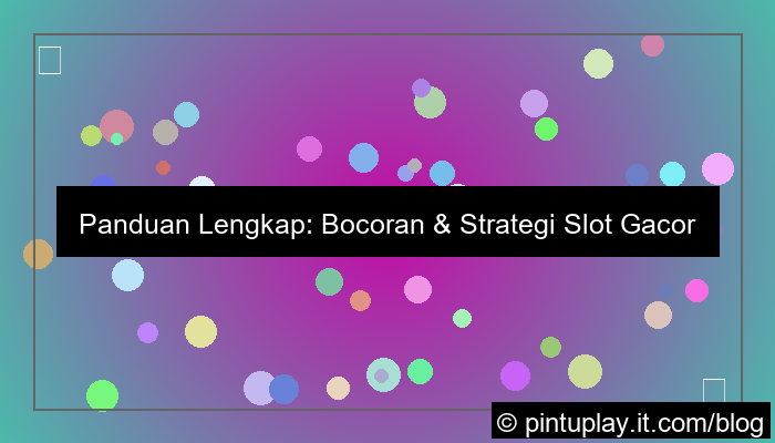 ilustrasi slot online gacor hari ini