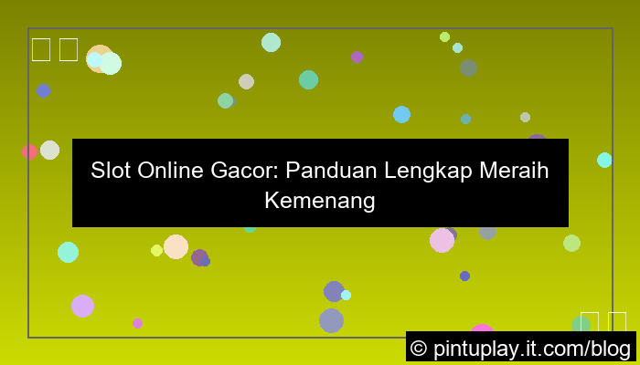 slot online gacor