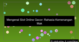 desain slot online game paling gacor