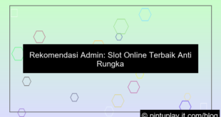 slot online game rekomendasi admin