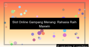 desain slot online gampang menang