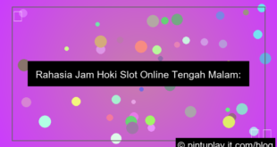 slot online jam hoki tengah malam