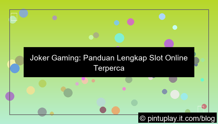 slot online joker gaming