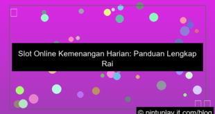 slot online kemenangan harian