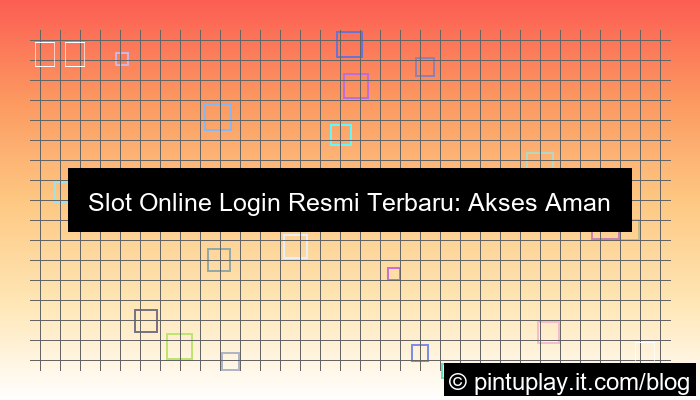 slot online login resmi terbaru