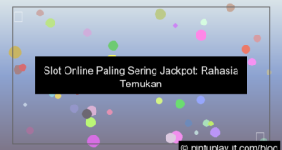 desain slot online paling sering jackpot