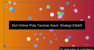 ilustrasi slot online pola taruhan kecil