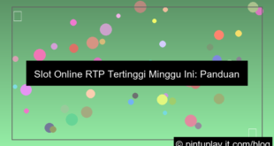 slot online rtp tertinggi minggu ini