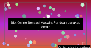 slot online sensasi maxwin
