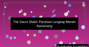 slot online trik gacor stabil