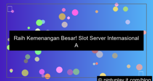 slot server internasional akhir pekan