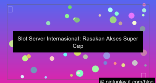 ilustrasi slot server internasional akses super cepat
