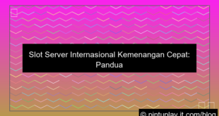 slot server internasional kemenangan cepat