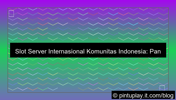 visual slot server internasional komunitas indonesia