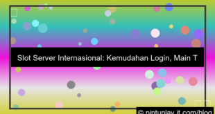slot server internasional tanpa kendala login