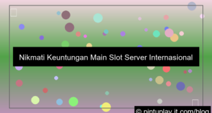 slot server internasional tanpa potongan
