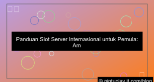 gambar slot server internasional untuk pemula