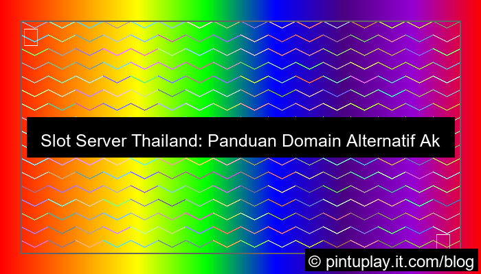 ilustrasi slot server thailand alternatif domain aktif