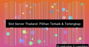 slot server thailand banyak pilihan