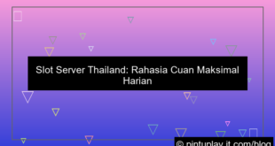 slot server thailand cuan maksimal harian