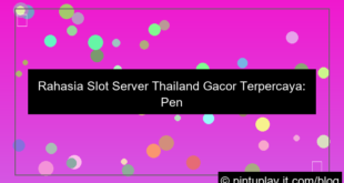 slot server thailand gacor terpercaya