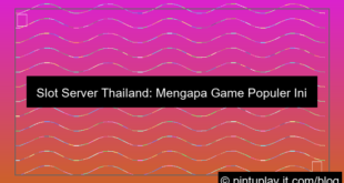 grafik slot server thailand game populer