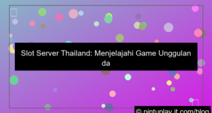 slot server thailand game unggulan
