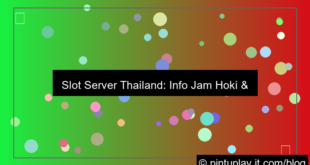 slot server thailand info jam hoki