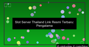 ilustrasi slot server thailand link resmi terbaru