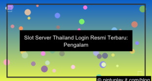 visual slot server thailand login resmi terbaru