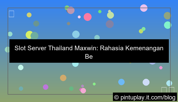 desain slot server thailand maxwin