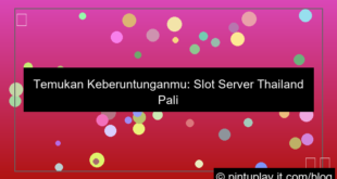 grafik slot server thailand paling hoki