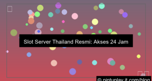 slot server thailand resmi akses 24 jam