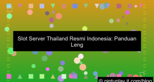 slot server thailand resmi indonesia
