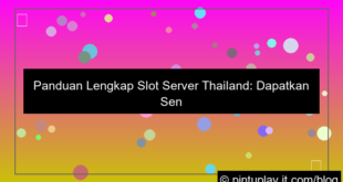 grafik slot server thailand sensasi maxwin