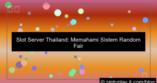 grafik slot server thailand sistem random fair