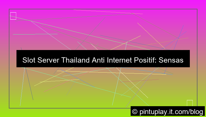 grafik slot server thailand situs anti internet positif